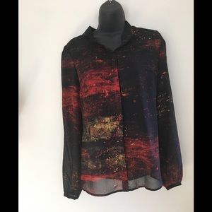 Vintage VIVIENNE TAM BUTTONDOWN BLOUSE.